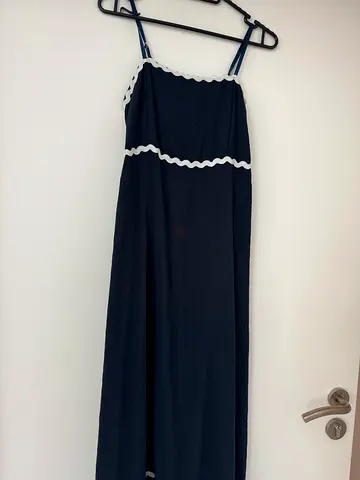 Navy blue maxi dress one size