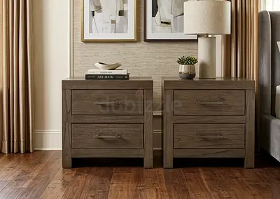 modern wooden nightstand 40x60 height 60 cm