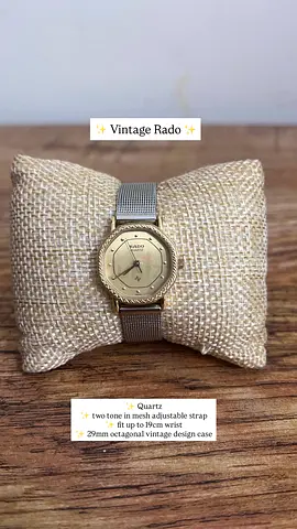 Preloved Vintage Rado (Authentic)