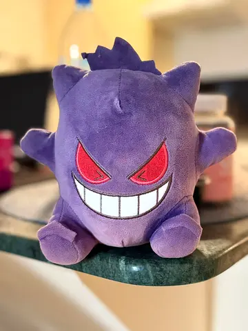 Gengar Plush Toy - Soft Pokémon Stuffed Figure (Good Used Condition)