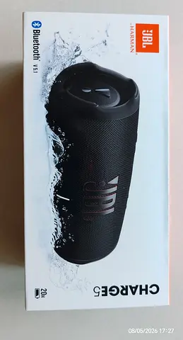 JBL Charge 5 Portable Bluetooth Speaker - Black New Unopened.