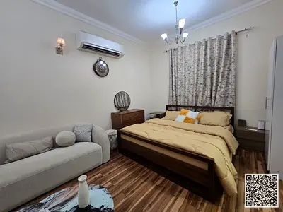 A golden opportunity! Luxurious, fully furnished studio apartment for monthly rent in Al Rawda 3, Ajman ✨