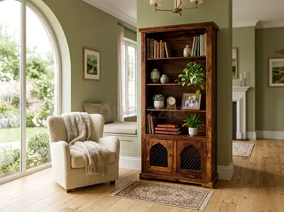 Marina home solid wood bookcase