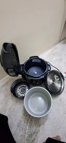 Electric Ninja Cooker with Multiple Inner Pots and Accessories - Used