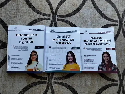 The Princeton Review and Vibrant Digital SAT Practice Books