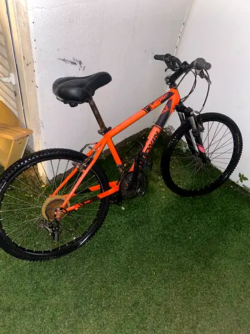 Used Orange Mountain Bike - 26 Frame, Fair Working Condition
