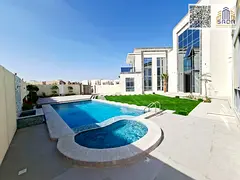 Modern villa with a contemporary design, swimming pool, and elevator / in a prime location, freehold