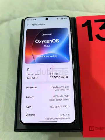 One plus 13 16GB RAM 512 GB