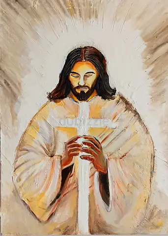 Jesus painting