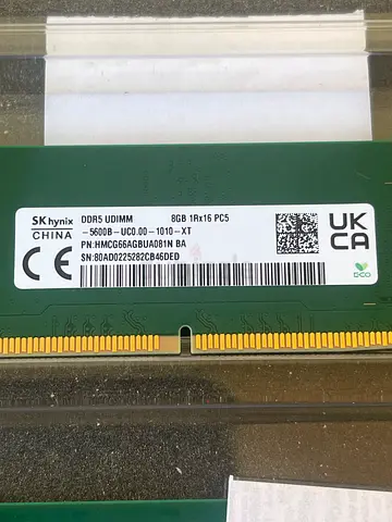 SK hynix DDR5 8GB RAM Module (UDIMM) - brand New. Unsealed