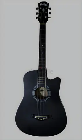 Used Black Cutaway Acoustic Guitar 38 inch- Good Condition