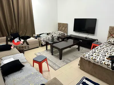 Furnished 1BHK in City Tower near Safeer Mall & Grand Mall with modern furniture and prime location