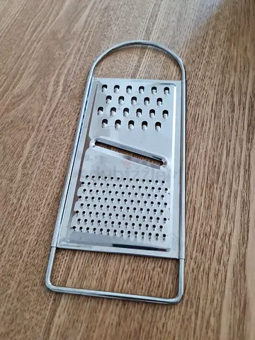 Stainless Steel Handheld Grater - 3-Surface Kitchen Slicer