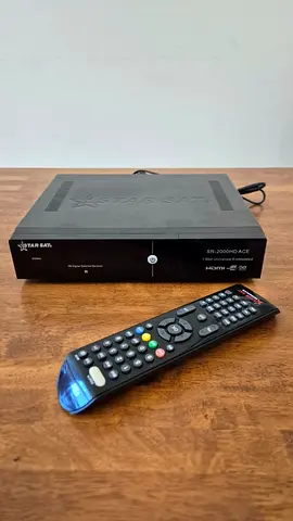 Star Sat SR-2000HD ACE Satellite Receiver with Remote - Working Condition