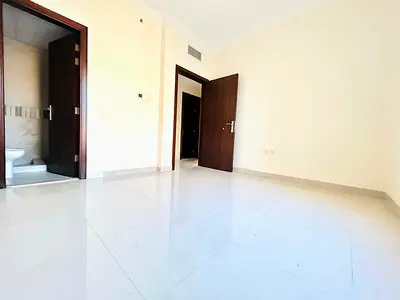 BIGOFFER !! CHEAPEST RENT 1BHK APARTMENT WITH 2 BATHROOM 12 check payment with parking center AC Central JUST 37K ABU SHAGARA