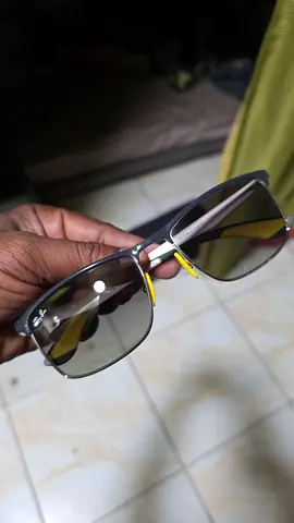 Used mens sunglasses — modern square frame, good condition