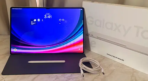 Samsung Galaxy Tab S9 Ultra 5G dual SIM  eSIM phone -  Android Tablet with S Pen and cable type c