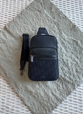 Dior mens Rider sling bag in black