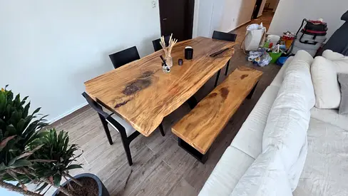 Solid wood premium Quality luxury Dining table With 4 chair and …