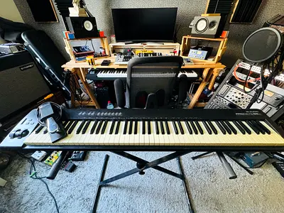 M Audio Prokeys 88 sx piano keyboard with stand