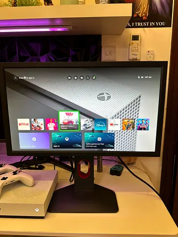 xbox One S with 24 inch Gaming Monitor
