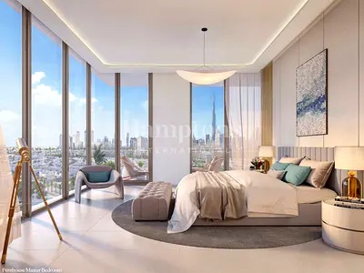 Exclusive | Full Lagoon And Burj Khalifa View