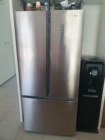 Free delivery Haier French Door Refrigerator - Stainless Steel, Good Condition