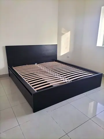 IKEA MALM KING SIZE BLACK BED FRAME FOR SALE