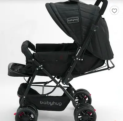 Brand New Babyhug Cocoon Stroller With Mosquito Net, Reversible Handle, 3 Reclining Position, 0-4 Yr