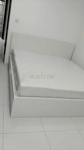 Ikea malm queen size bed frame with matters