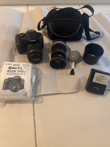 Best price canon EOS 550D with lenses