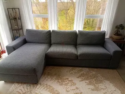 Ikea vimle L shape sofa bed with mattress