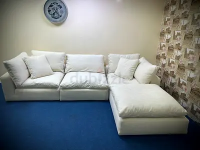 Marina home luscious sofa with footstool