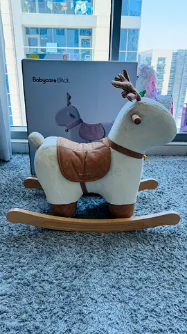 Babycare wooden rocking reindeer