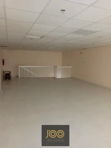 Shop in Industrial Area 1, located behind Day To Day, with a total area of 1,800 sq. ft. (1,000 sq. ft. ground floor and 800 sq. ft. mezzanine).