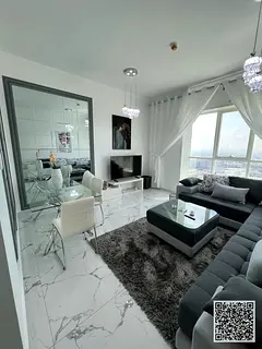 ✨ Furnished one-bedroom apartment for monthly rent in Ajman - Al Rashidiya ✔️ Includes all bil