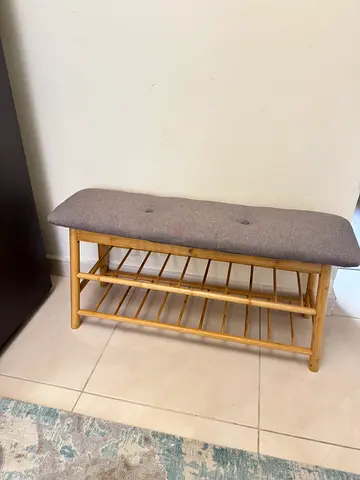 Hallway shoe stand - bamboo