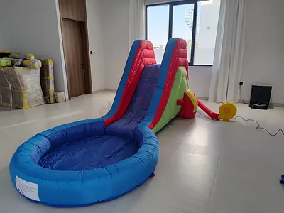 Inflatable Water Slide and Pool
