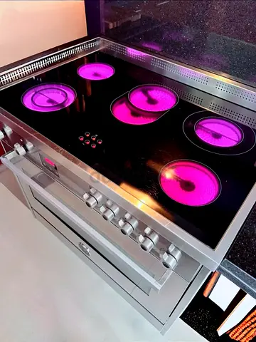 Luxury Italian Style Bertazzoni Premium Electric Ceramic Cooking Range 90x60 cm