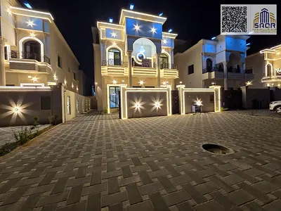 Exquisite design, superb finishing: a luxury villa for sale in Ajman, registration fees included.