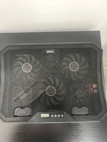 2units. Adjustable Laptop Cooling Pad with Triple Fans and LCD Control