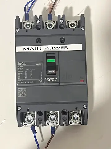 Schneider Electric Main Power Circuit Breaker 250A