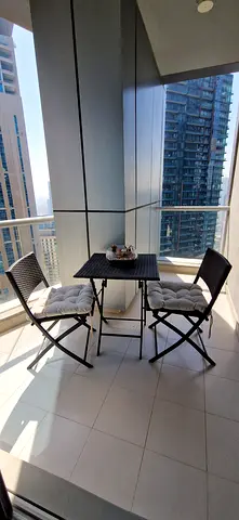 2-Seater Balcony Bistro Set - Compact Outdoor Table and Chairs