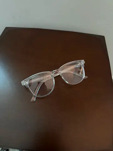 Unisex transparent glasses frame