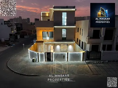 فيلا زاوية للبيع في منطقة الحليو 2 - ارقي التشطيبات - بموقع سكني هادئ ومميز، مناسبة للسكن العائلي الراقي