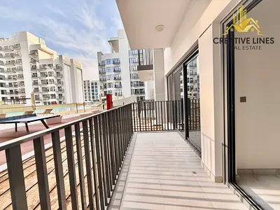 Brand New 1BHK | Lagoon View | Open Kitchen U shape | Balcony | Premium Amenities