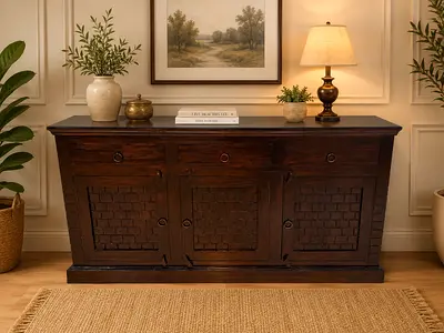 Marina Home Solid Wood Sideboard/Dresser