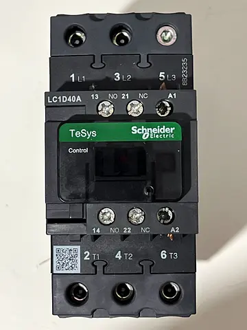Schneider Electric TeSys LC1D40A 3-Pole Contactor (Used)