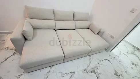 Ikea eskilstuna L shape sofa bed with storage