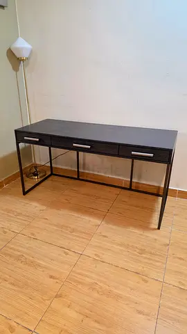 Eichholtz Manhattan Minimalist Charcoal Study Desk